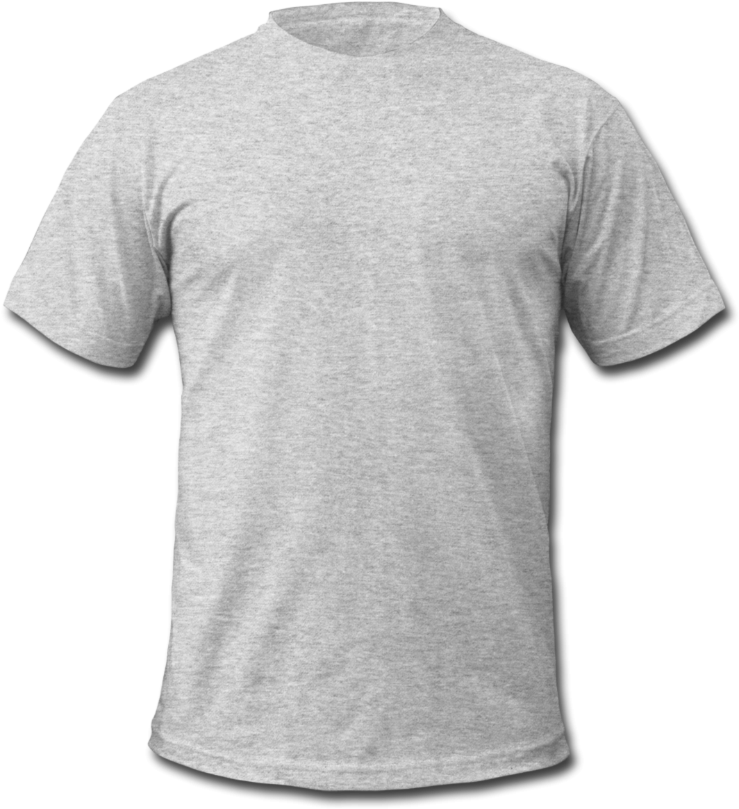 Men Plain Grey T-shirt